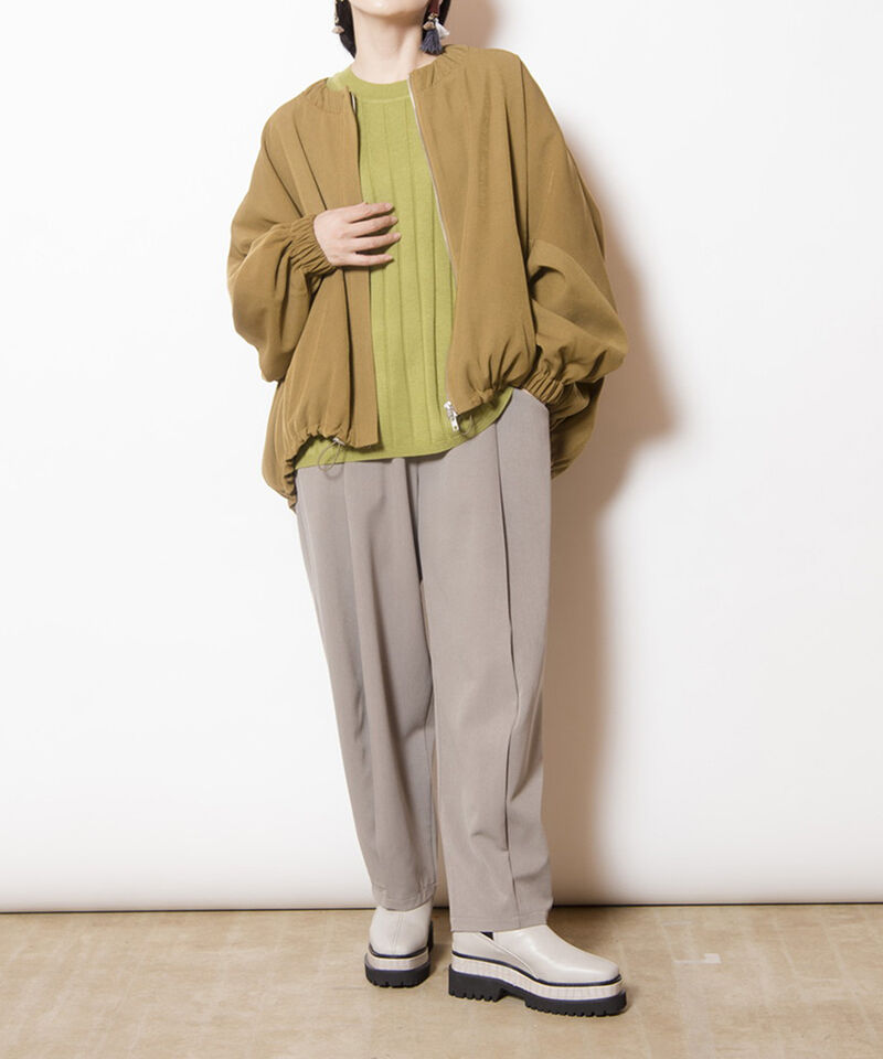  「ドルマンギャザーブルゾン」|ブルゾン・スタジャン|