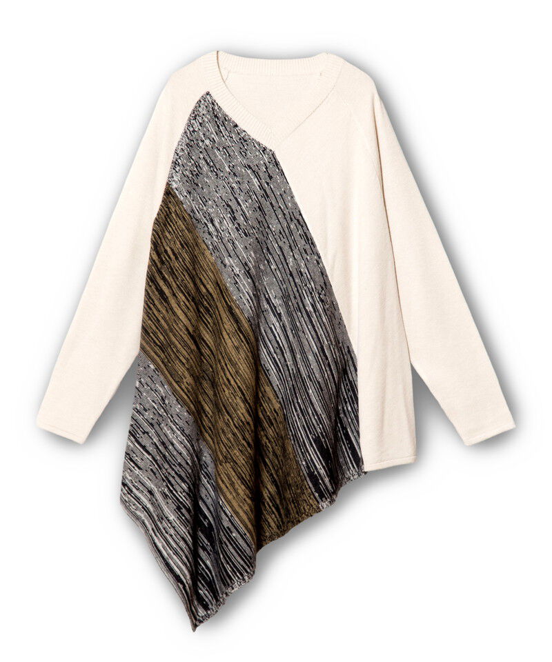  「アシンメトリーニットプルオーバー」|ニット・セーター|