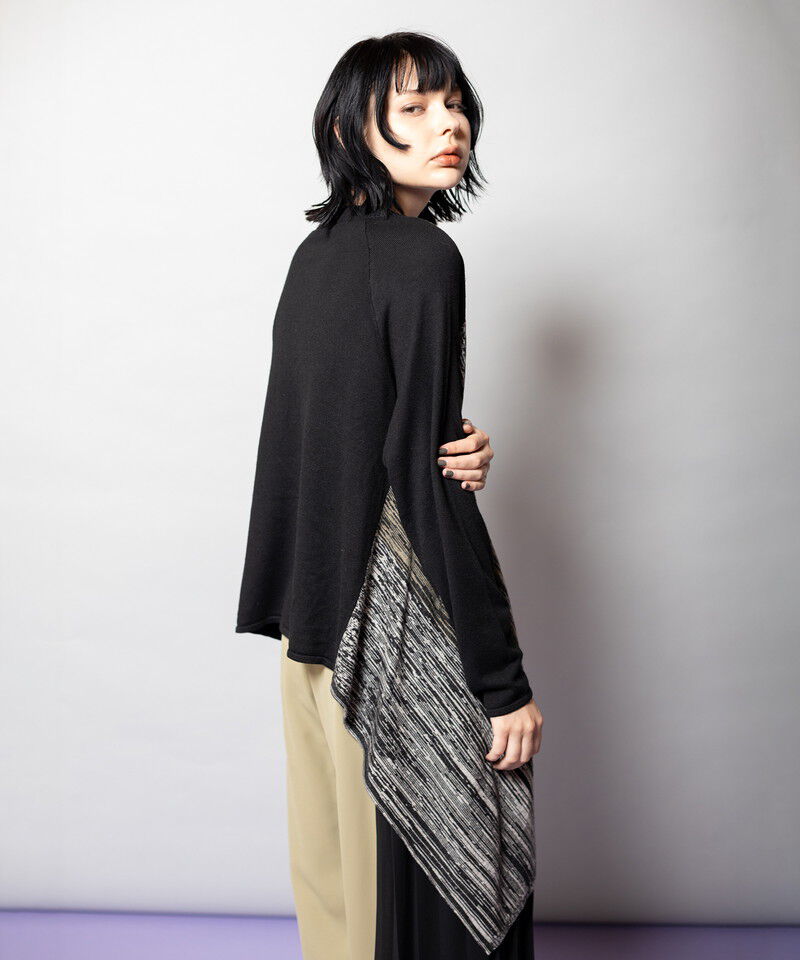  「アシンメトリーニットプルオーバー」|ニット・セーター|