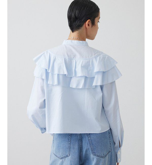 THE PAUSE「【THE PAUSE】フリルショートシャツ」|シャツ・ブラウス|