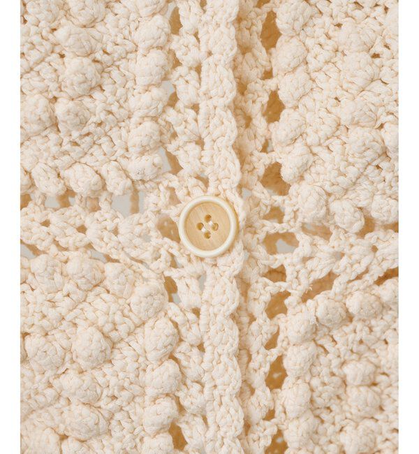  「ハンドクロシェカーデ」|ニット・セーター|