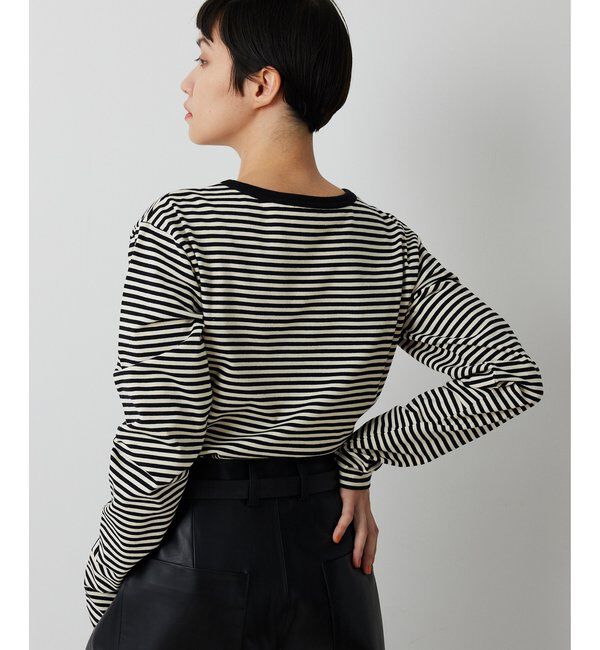 THE PAUSE「【THE PAUSE】ボーダーロンTEE」|Tシャツ・カットソー|