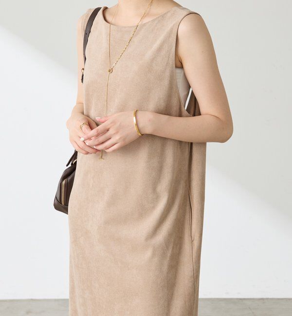  「スエードライクジャンパースカート」|ワンピース|