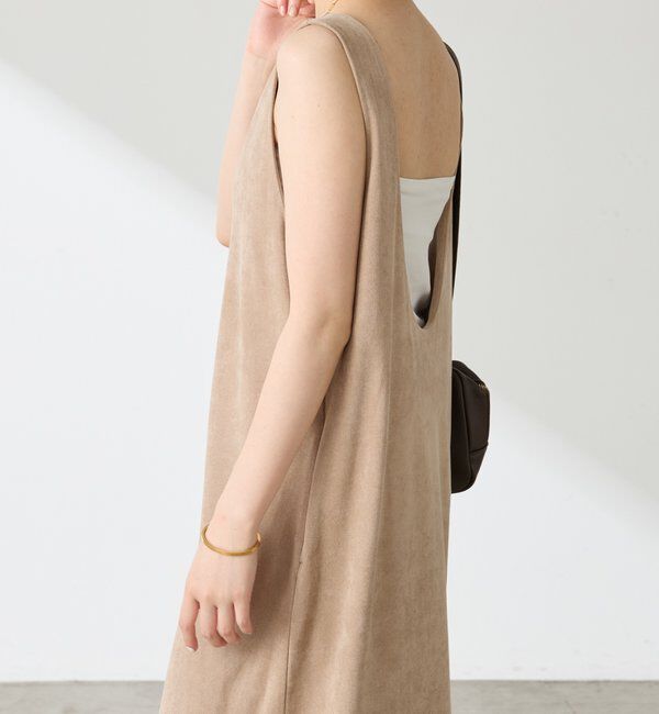  「スエードライクジャンパースカート」|ワンピース|