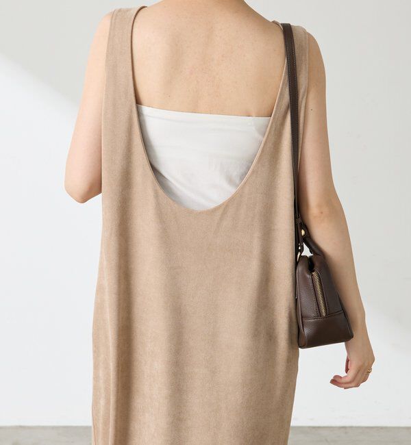  「スエードライクジャンパースカート」|ワンピース|