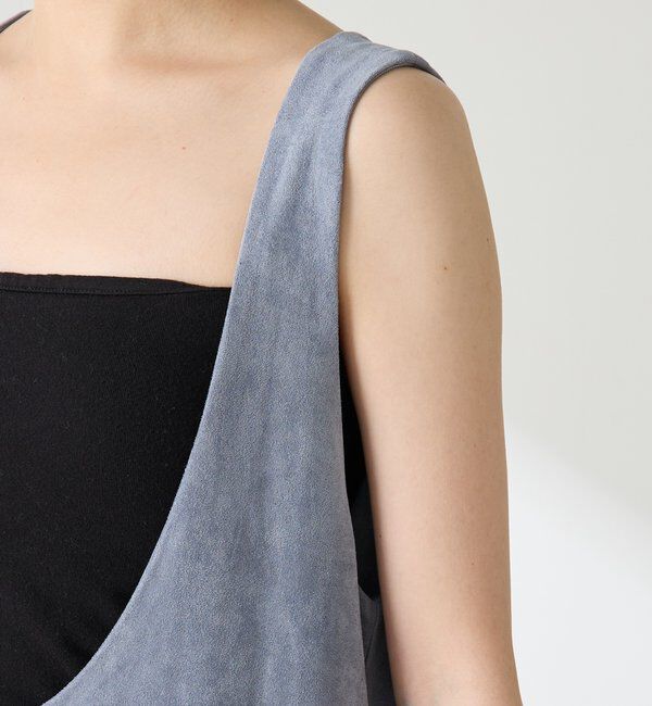  「スエードライクジャンパースカート」|ワンピース|