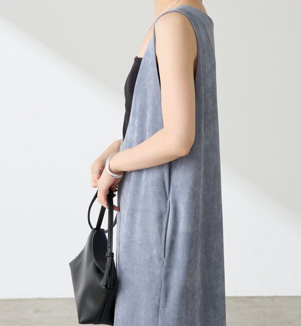  「スエードライクジャンパースカート」|ワンピース|