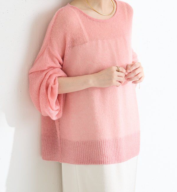  「裾ラメアルパカ混ニット」|ニット・セーター|