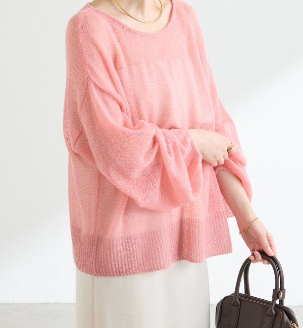  「裾ラメアルパカ混ニット」|ニット・セーター|