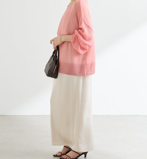  「裾ラメアルパカ混ニット」|ニット・セーター|