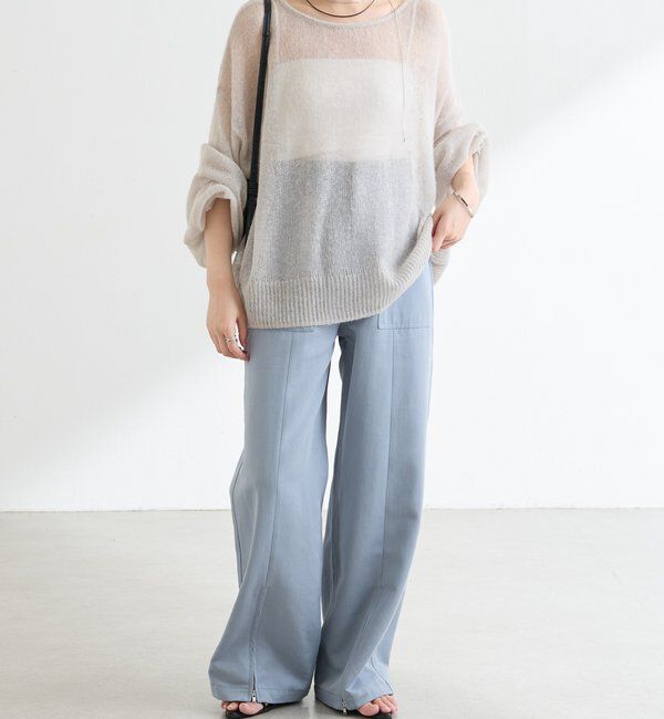  「裾ラメアルパカ混ニット」|ニット・セーター|