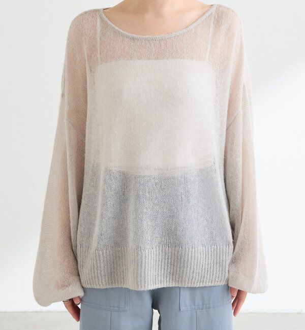  「裾ラメアルパカ混ニット」|ニット・セーター|