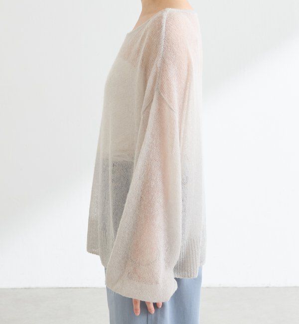  「裾ラメアルパカ混ニット」|ニット・セーター|