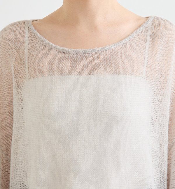  「裾ラメアルパカ混ニット」|ニット・セーター|