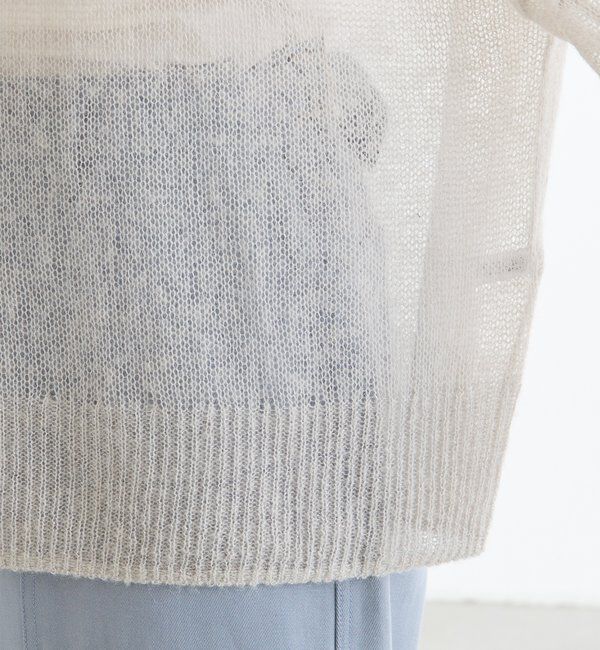  「裾ラメアルパカ混ニット」|ニット・セーター|