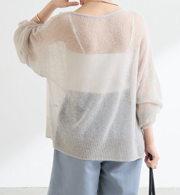  「裾ラメアルパカ混ニット」|ニット・セーター|