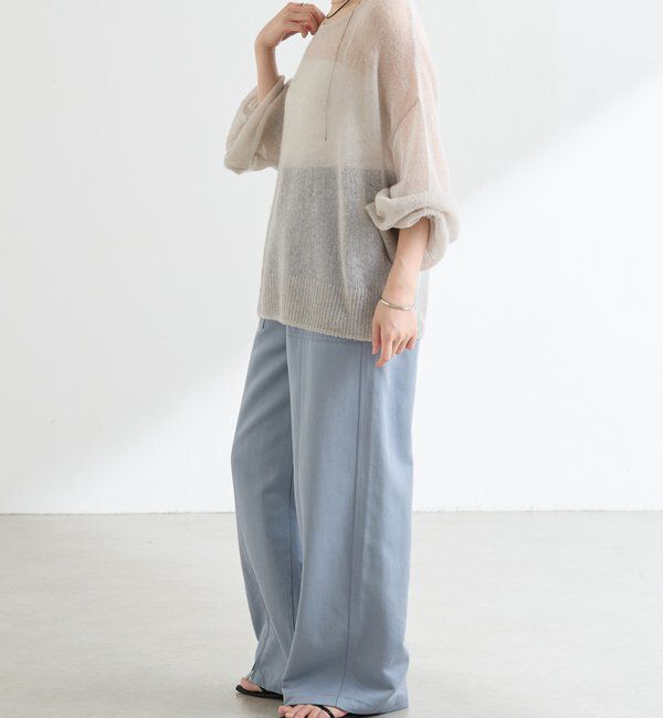  「裾ラメアルパカ混ニット」|ニット・セーター|