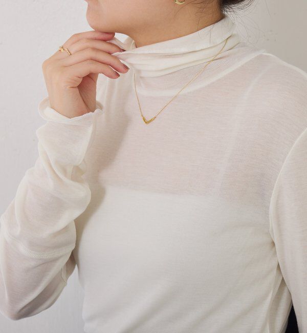  「ウール混シアータートル」|Tシャツ・カットソー|