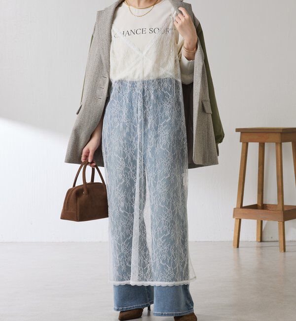  「2WAYレースキャミワンピース」|ワンピース|