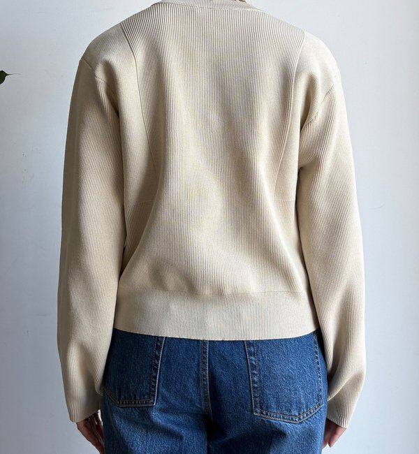  「【WEB限定】BIGボタンダイバーニットカーディガン」|カーディガン|