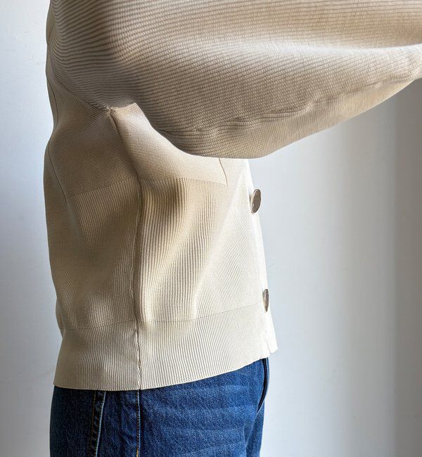  「【WEB限定】BIGボタンダイバーニットカーディガン」|カーディガン|