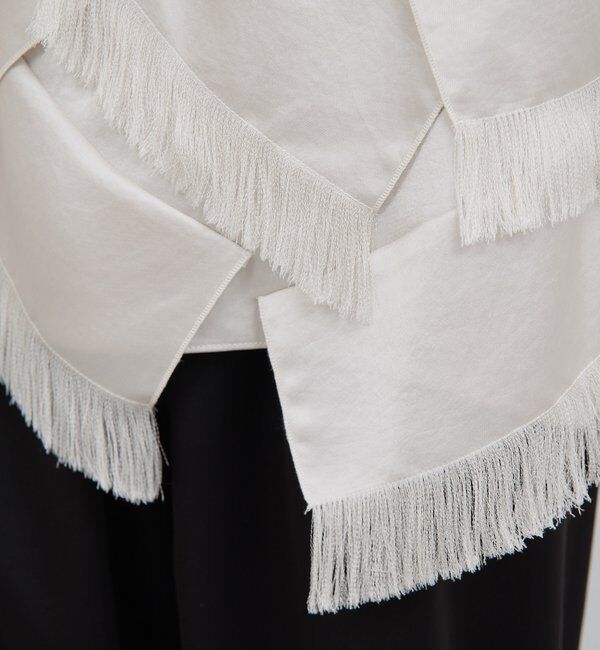  「フリンジサテンキャミ」|シャツ・ブラウス|