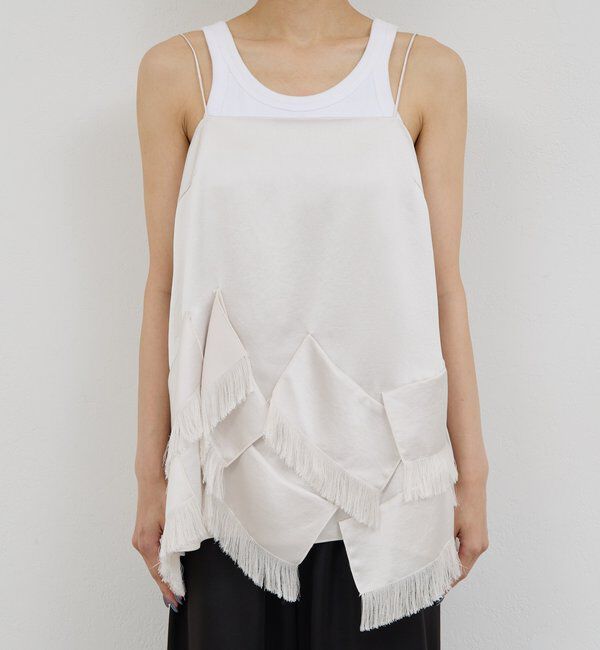  「フリンジサテンキャミ」|シャツ・ブラウス|