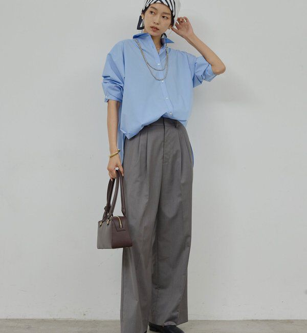  「【MANAKAコラボ】スカーフセットシャツ」|シャツ・ブラウス|