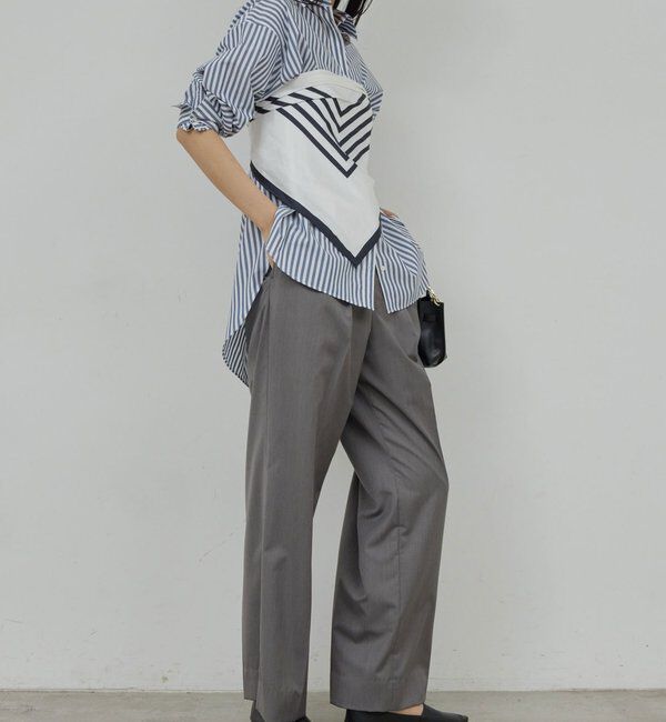  「【MANAKAコラボ】スカーフセットシャツ」|シャツ・ブラウス|