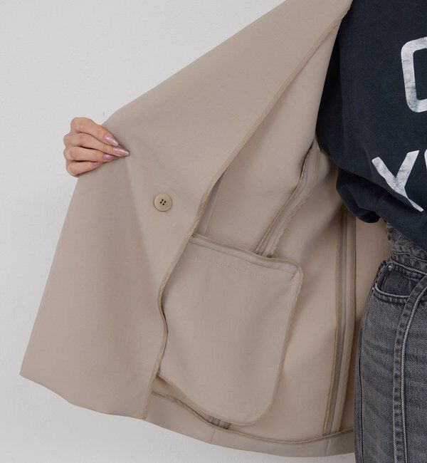  「ジャージーノーカラージャケット」|その他|