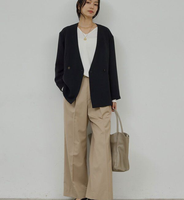  「ジャージーノーカラージャケット」|その他|