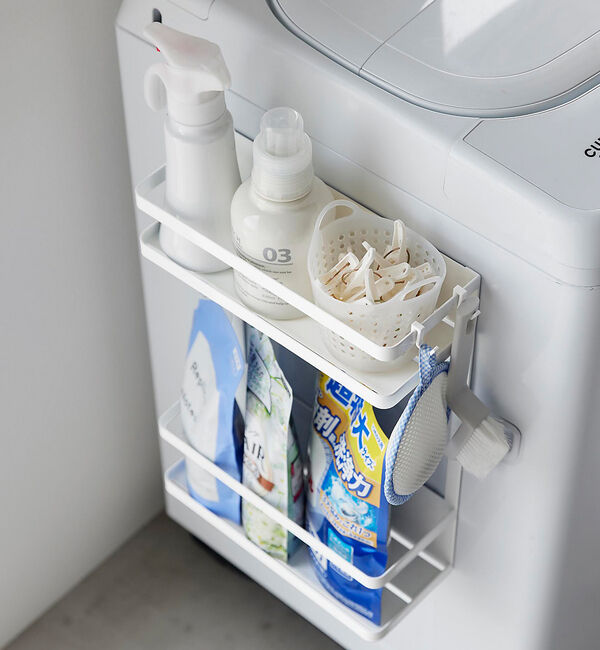 collex「【tower/タワー 】洗濯機横マグネット収納ラック2段 ランドリー マグネット」|その他|