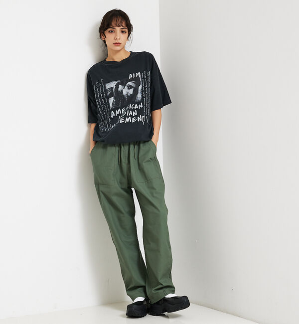 ABAHOUSE「【REMI RELIEF / レミ レリーフ】 INDIAN天竺 BIGTシャツ」|Tシャツ・カットソー|