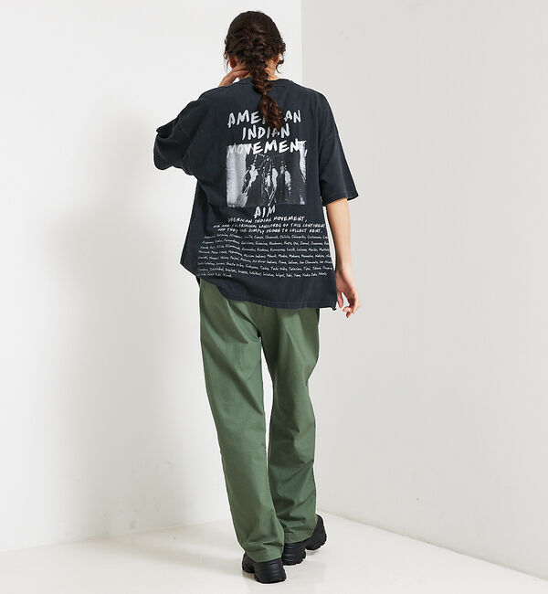 ABAHOUSE「【REMI RELIEF / レミ レリーフ】 INDIAN天竺 BIGTシャツ」|Tシャツ・カットソー|