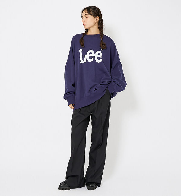 ABAHOUSE「【Lee/リー】SUPERSIZED LEE LOGO Crew /フロントロゴ」|スウェット・ジャージ|