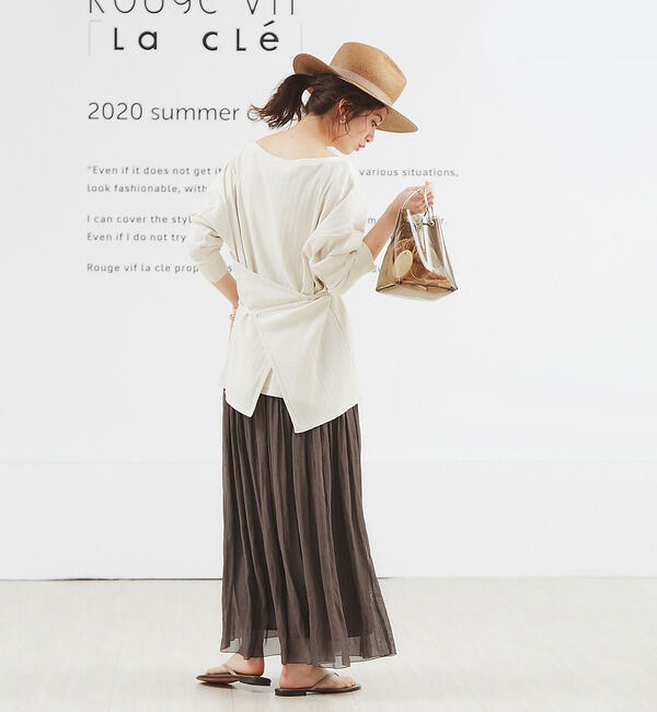 Rouge vif「3WAYテレコプルオーバー」|Tシャツ・カットソー|