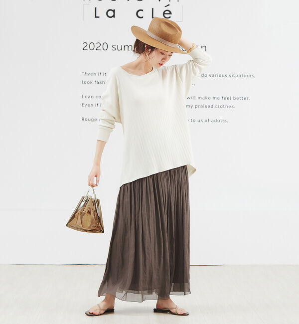 Rouge vif「3WAYテレコプルオーバー」|Tシャツ・カットソー|