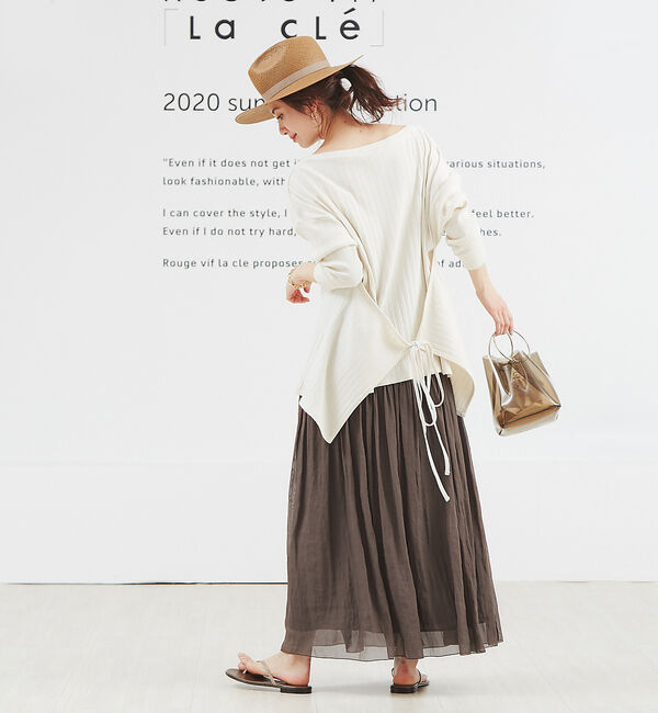 Rouge vif「3WAYテレコプルオーバー」|Tシャツ・カットソー|