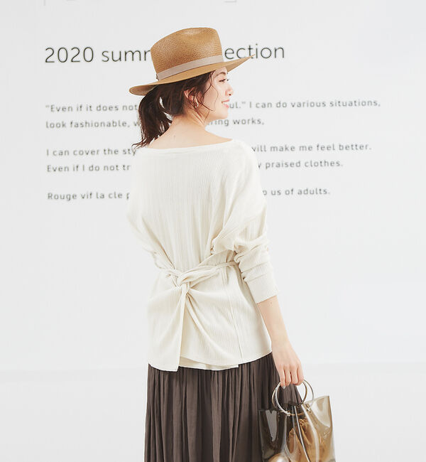 Rouge vif「3WAYテレコプルオーバー」|Tシャツ・カットソー|