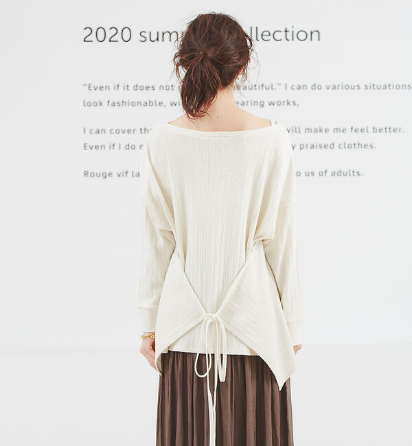 Rouge vif「3WAYテレコプルオーバー」|Tシャツ・カットソー|