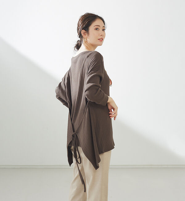 Rouge vif「3WAYテレコプルオーバー」|Tシャツ・カットソー|