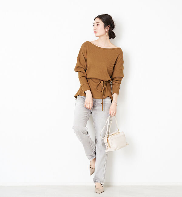 Rouge vif「3WAYテレコプルオーバー」|Tシャツ・カットソー|