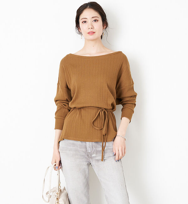 Rouge vif「3WAYテレコプルオーバー」|Tシャツ・カットソー|