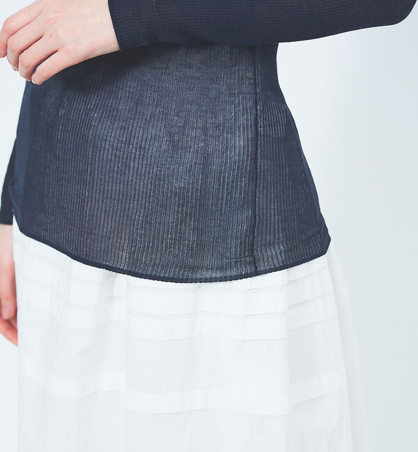 Rouge vif「透けリブニット」|ニット・セーター|