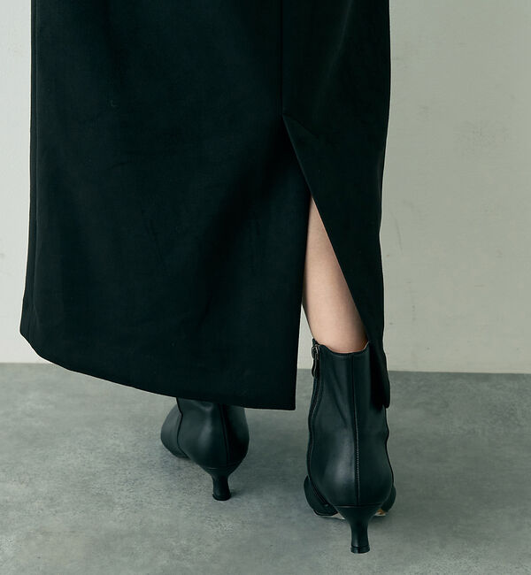 Rouge vif「フェイクスウェードストレッチタイトスカート/ナロースカート」|スカート|