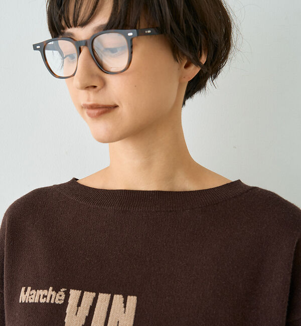 Rouge vif「ノエルロゴニットプルオーバー」|ニット・セーター|