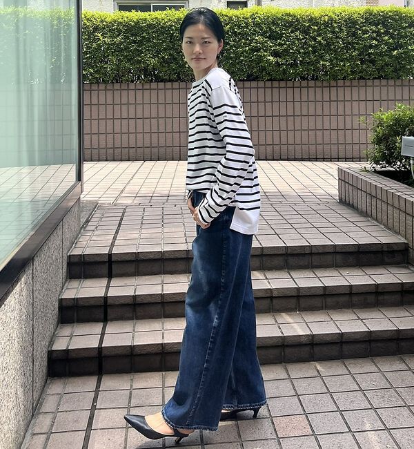 Rouge vif「【MONT KEMMEL/モン ケメル】バスクシャツ / ボーダーロングスリーブ」|Tシャツ・カットソー|