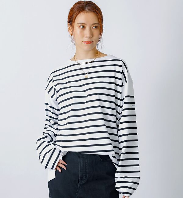 Rouge vif「【MONT KEMMEL/モン ケメル】バスクシャツ / ボーダーロングスリーブ」|Tシャツ・カットソー|