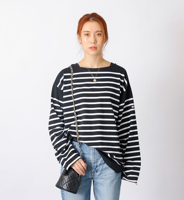 Rouge vif「【MONT KEMMEL/モン ケメル】バスクシャツ / ボーダーロングスリーブ」|Tシャツ・カットソー|