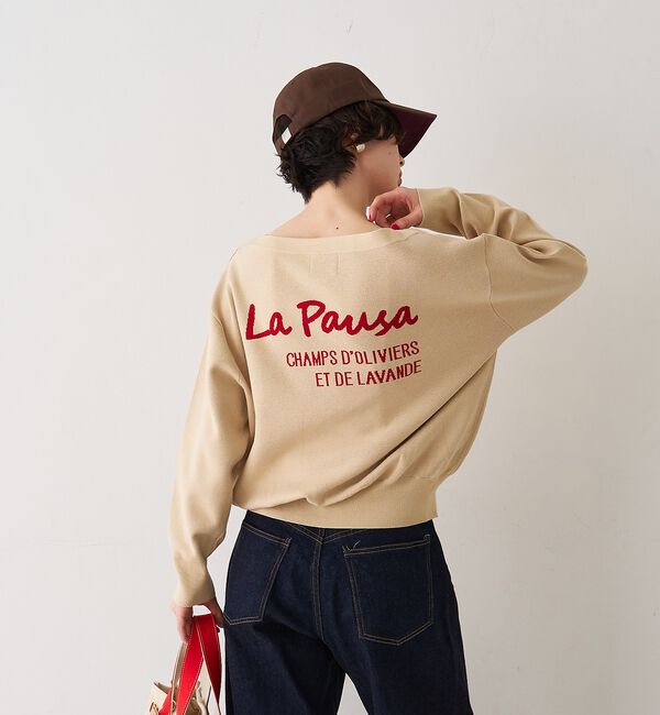 Rouge vif「ラパウザロゴニット」|ニット・セーター|